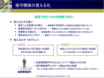 保守開発の見える化